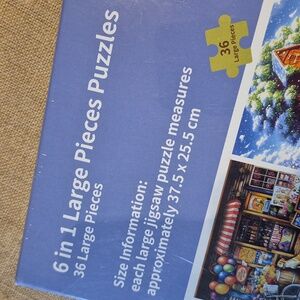 6 Packs 36 Large Piece Puzzle for Seniors - Dementia Puzzles for Elderly Adults